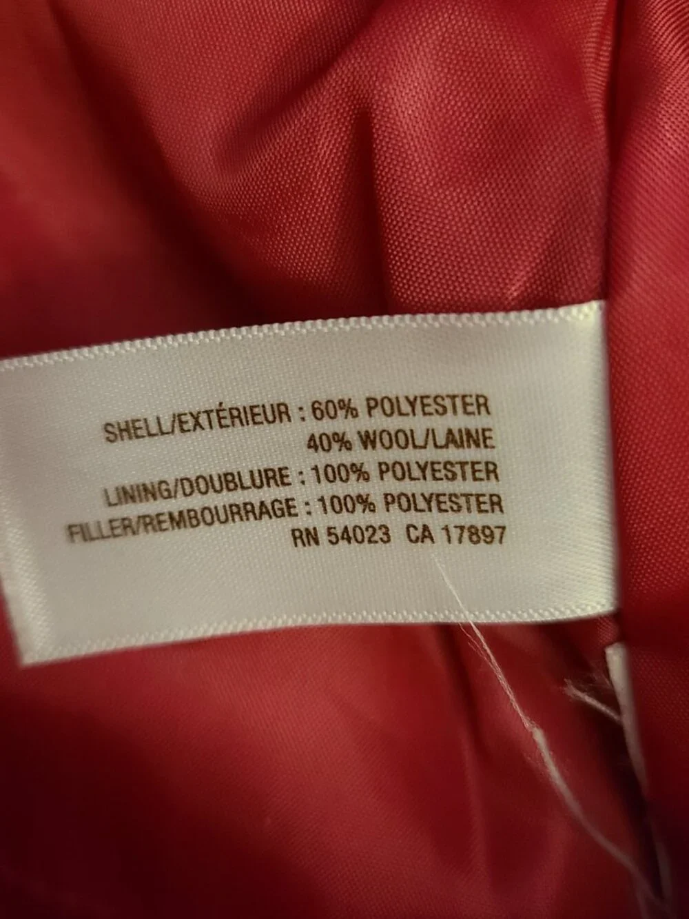 Old Navy Wool Blend Double Breasted Peacoat Fuchsia Pink Baby Girl Size 12-18M